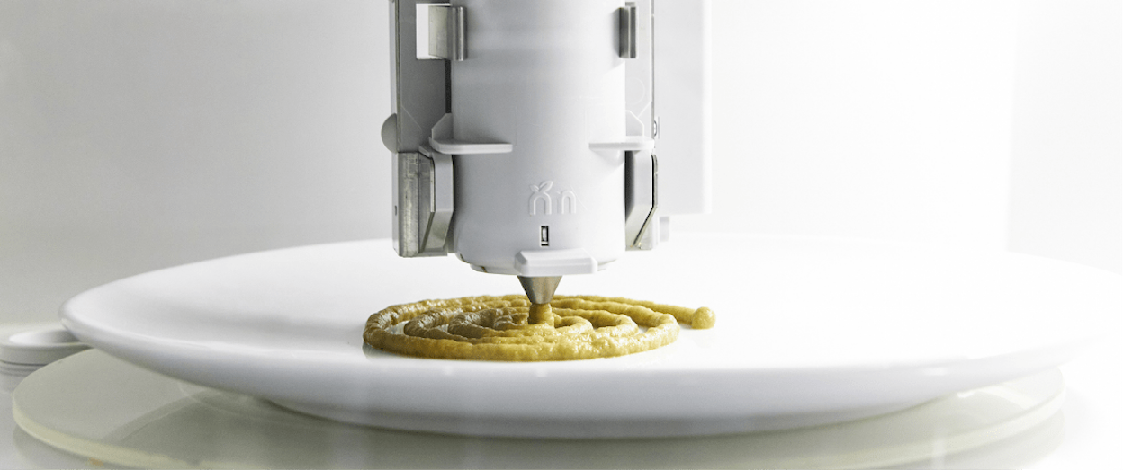 Máquina de impresión de comida 3D